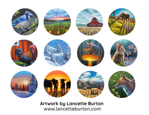 Prairie Illumination Art Wall Calendar