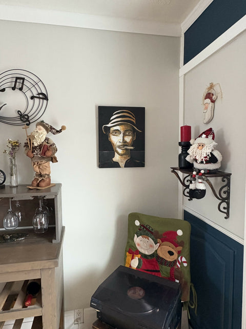 "Benson" - Acrylics on canvas 14x18 - Original Artwork-Free Shipping*