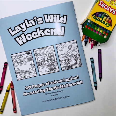 Layla’s Wild Weekend - Colouring Book