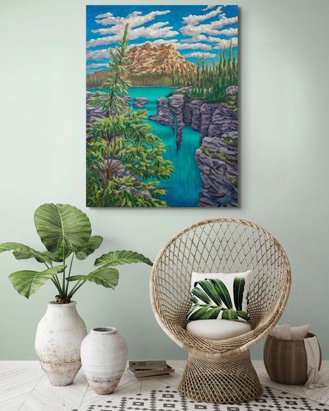 Athabasca Falls - Original Artwork