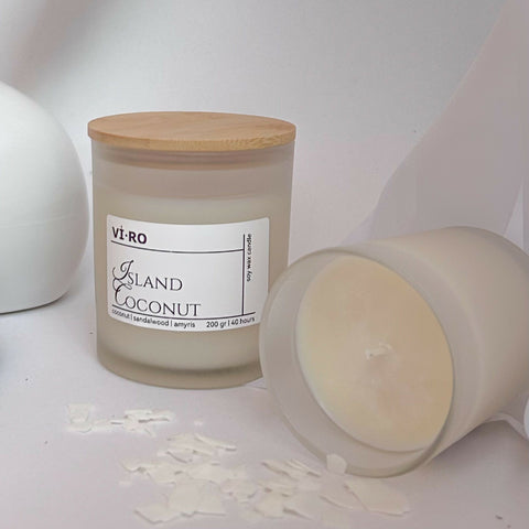 Island Coconut Scented Candle