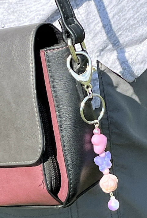 Fun, Kawaii Bag/Belt Loop Dangle Keychains