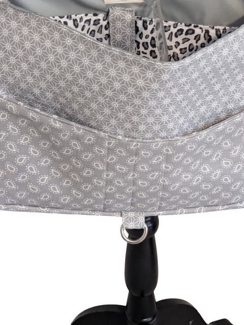 Gray Marigold Messenger Bag