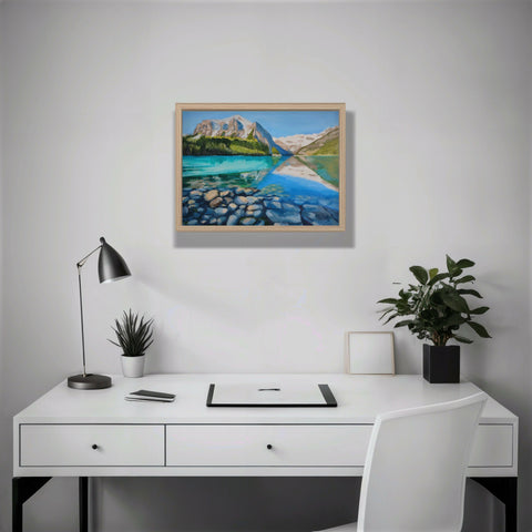 Lake Louise, oil painting
