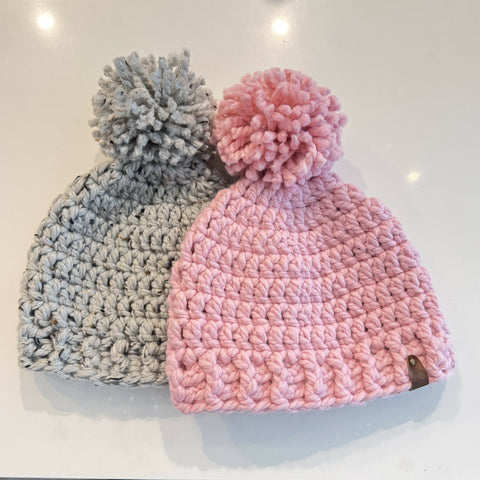 Chunky cosy beanies