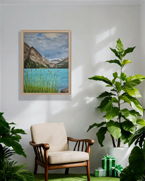 Lake Louise, original oil painting