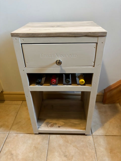 Side Table - Wine Rack - LOCAL PICK UP ONLY