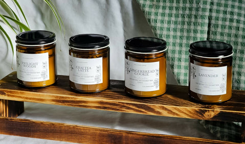 All Natural Candle Set of 4