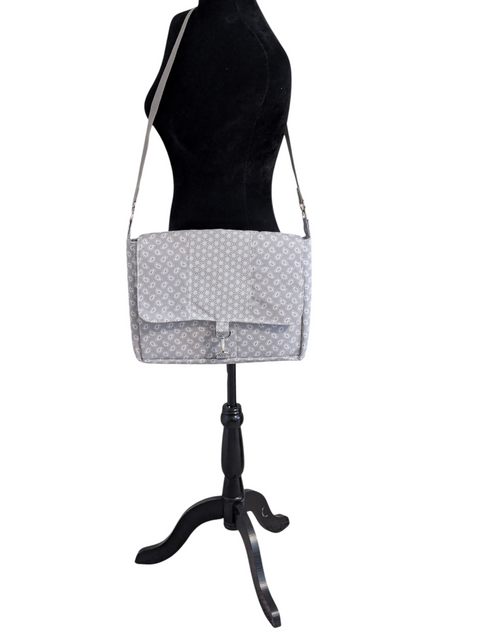 Gray Marigold Messenger Bag