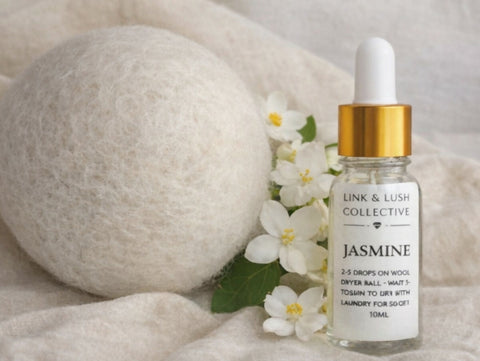 Laundry Scent Kit | Wool Dryer Balls + Essential Oil Drops | Natural Fabric Freshener