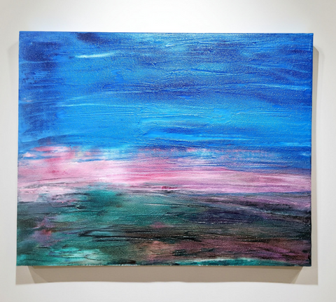 Veils of Dusk - 16 x 20 textured canvas