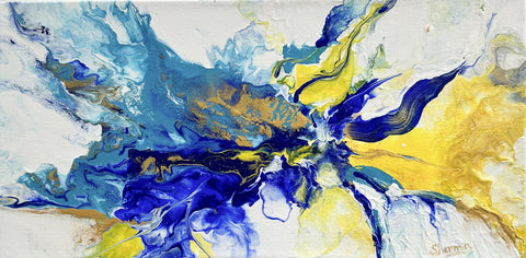 Energy Vibes, Abstract Fluid Painting