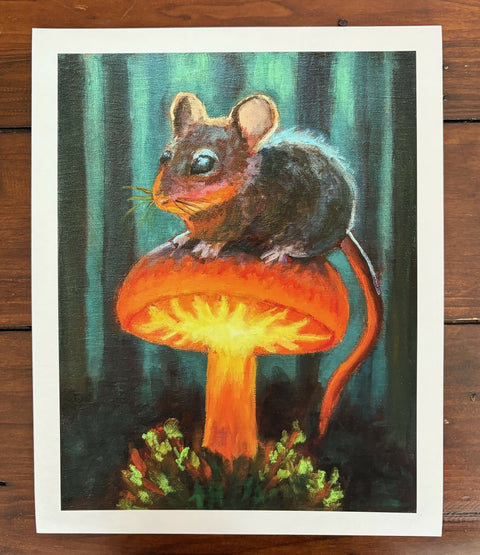 Where Courage Glows Framed Print