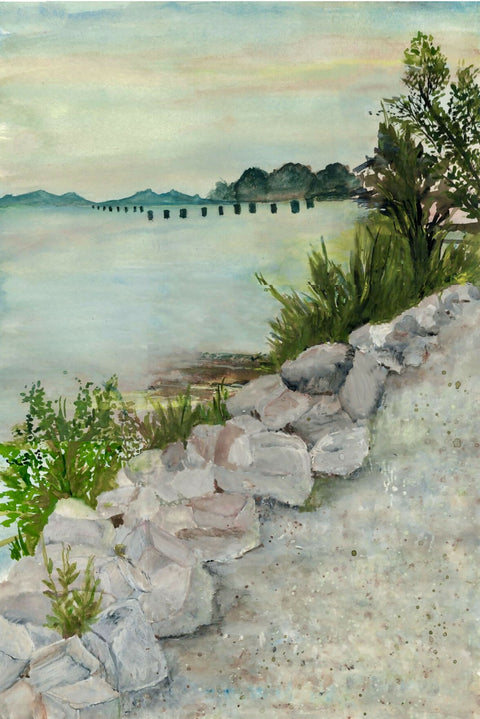Vancouver BC | Riverside Boardwalk | Wall Decor | Kitchen Living Room Bathroom Laundry