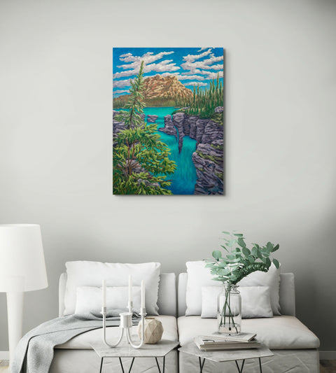 Athabasca Falls - Original Artwork