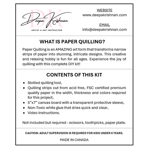 DIY Paper Quilling Kit - Sunflower