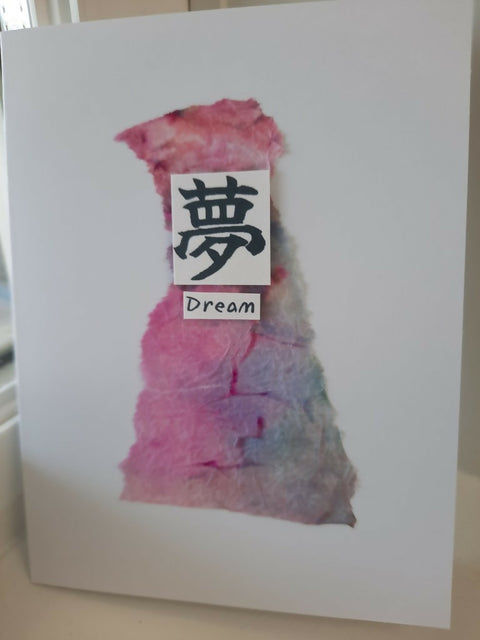 Handmade Japanese Character Card