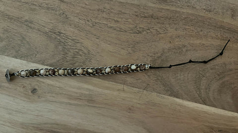 "Coffee House" Single Wrap Bracelet