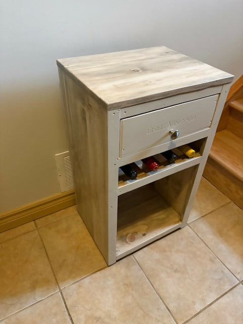 Side Table - Wine Rack - LOCAL PICK UP ONLY