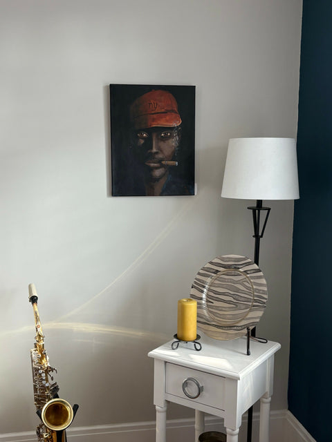 "Jones" - Acrylics on canvas 14x18 - Original Artwork-Free Shipping*