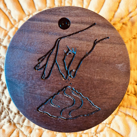🍁 Handmade Walnut Salt Cellar