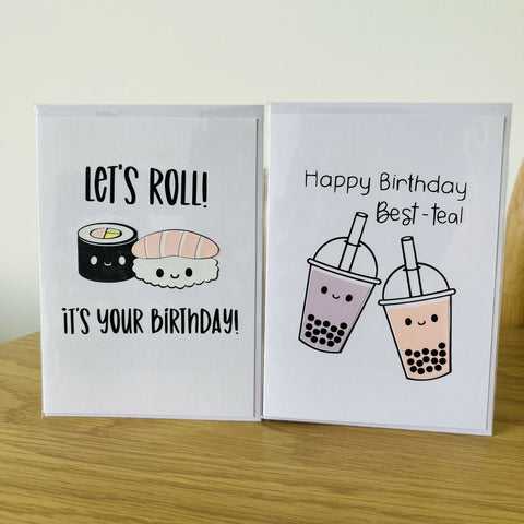 Handcrafted Punny Cute Greeting Cards