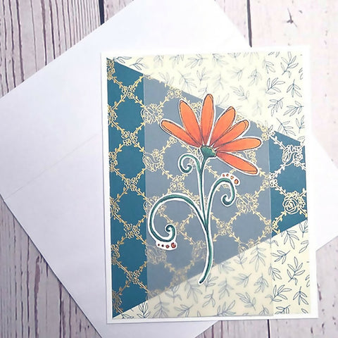 Floral Note Card