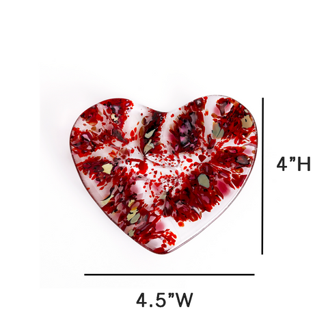 Heart Dish Size