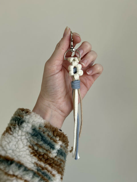 Flower Keychain Bag Charm