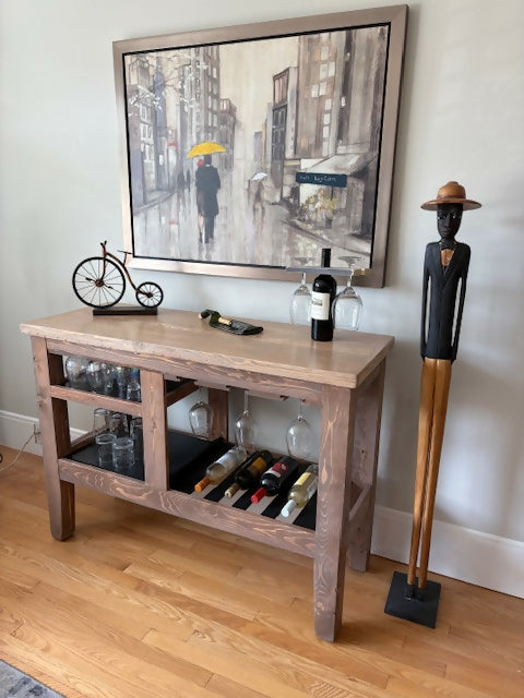 Console - Sofa - Wine Rack Table - LOCAL PICK UP ONLY