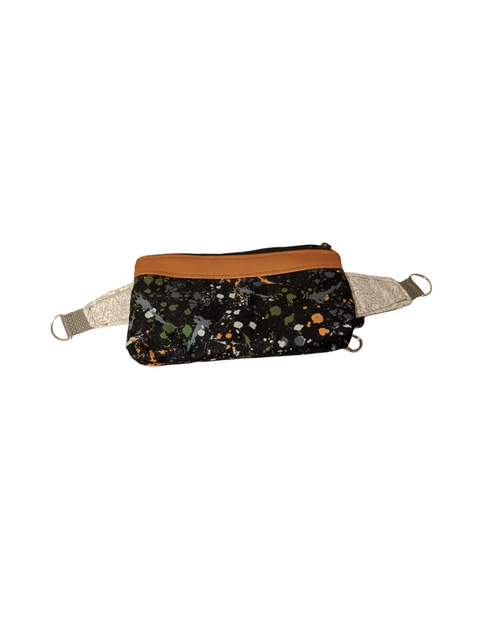 Splattered Camo Belt Bag Back