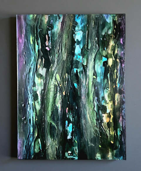 Whispers of Shadows - 12 x 16 Textured Canvas