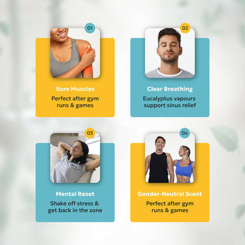 Sport Shower Steamers – 12 Pack | Eucalyptus & Mint Post-Workout Recovery | Aromatherapy for Athletes | Made in Canada