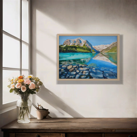 Lake Louise, oil painting
