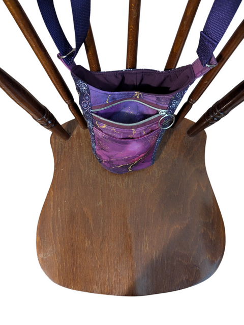 Purple Water Bottle Tote