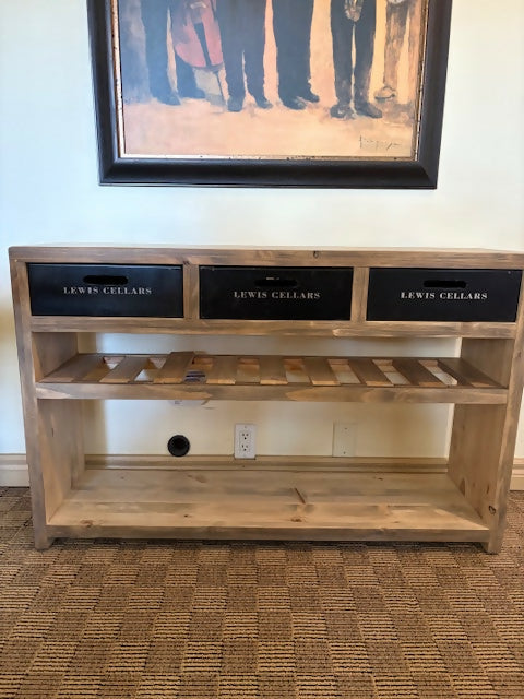 Console/Sofa/Wine Rack Table - LOCAL PICKUP ONLY