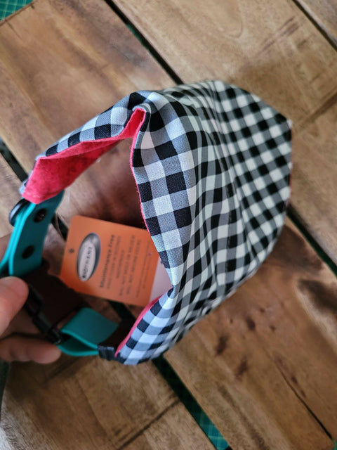 Over the Collar Dog Bandana, reversible.