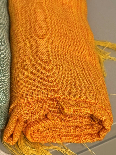 Soft and light cotton scarf or shawl
