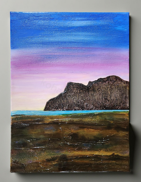 Silent Horizon - 12 x 16 Textured Canvas