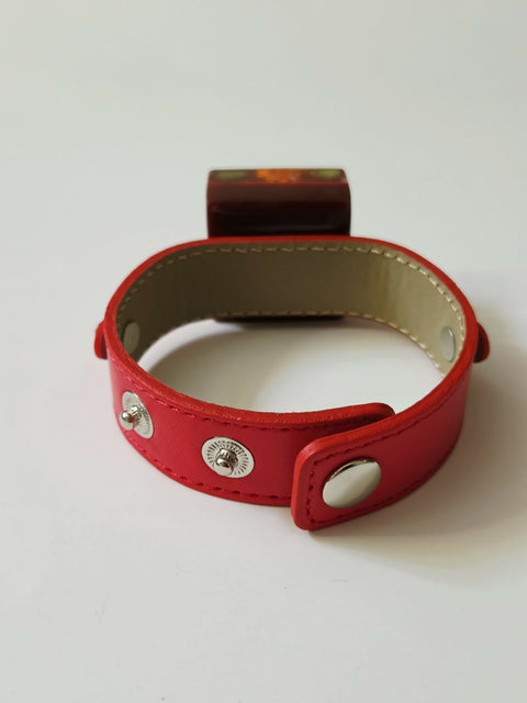 Handmade Resin Bracelet with Real Flowers | Adjustable Strap | Floral Jewellery