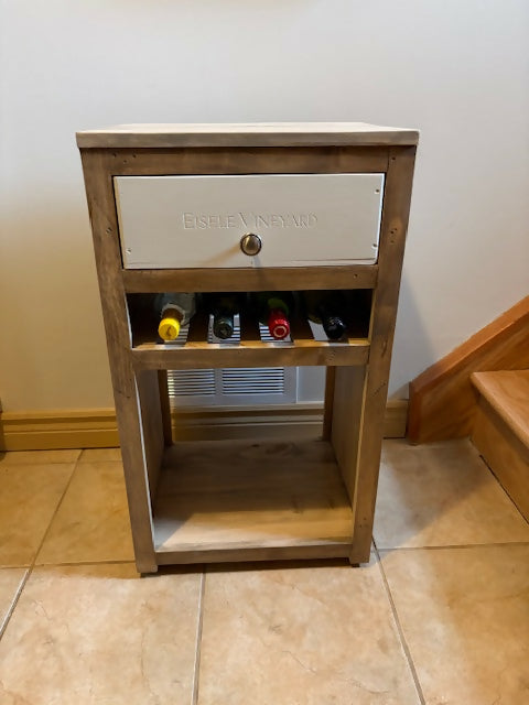 Side Table - Wine Rack - LOCAL PICK UP ONLY