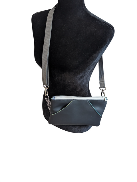 Shadow Black Crossbody Bag/Fanny Pack