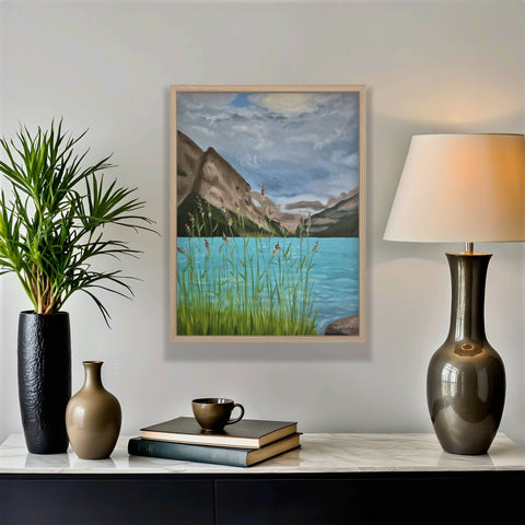 Lake Louise, original oil painting