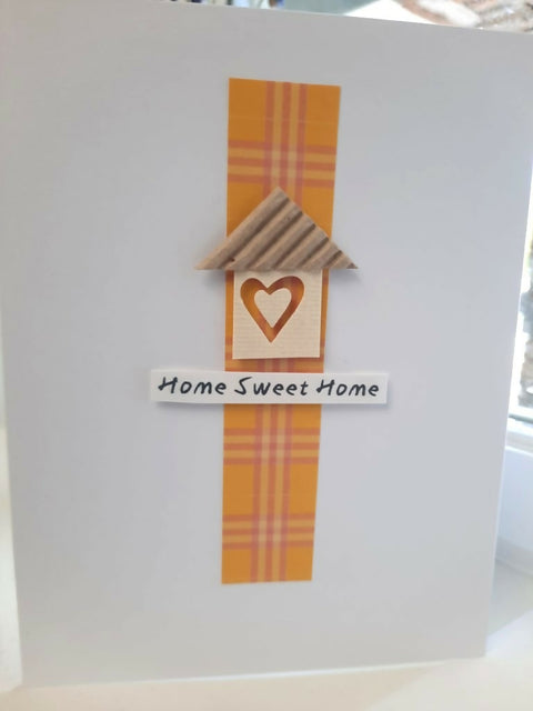 Handmade "Home Sweet Home" Card