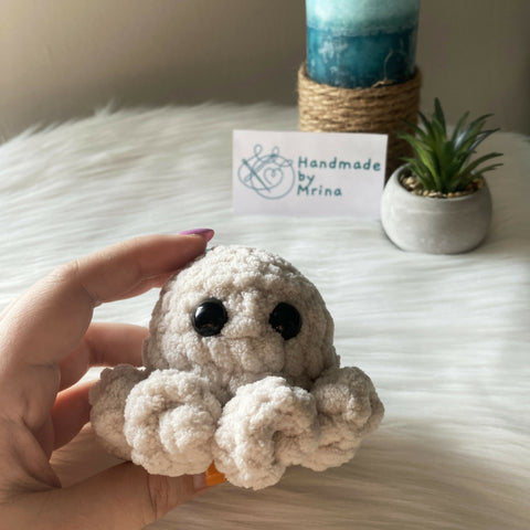 Crochet Octopus Plush | Chunky Amigurumi | Octopus Plushie | Cute Gift | Anxiety Pet | Super Soft Decor