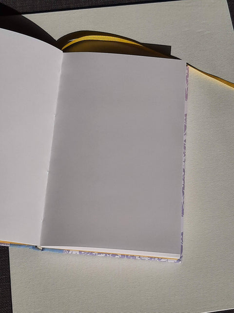 Blank journal: "Purple Butterflies" with ribbon ties