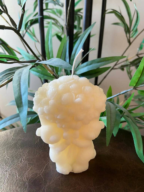 Bouquet Bear Candle