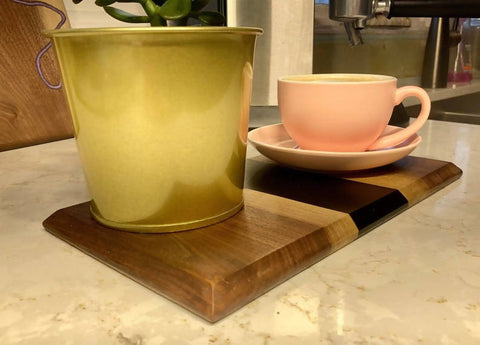 Walnut and Epoxy Centerpiece