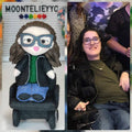 Photo-inspired personalized felt doll (Person)