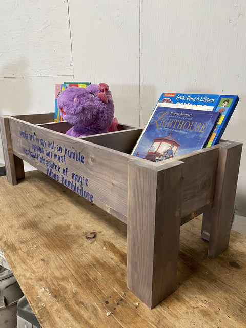 Children's Story Book Holder/ Booktrough